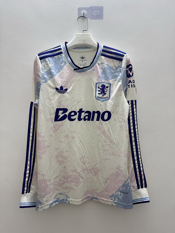 AAA Quality Aston Villa 25/26 Third White Long Jersey